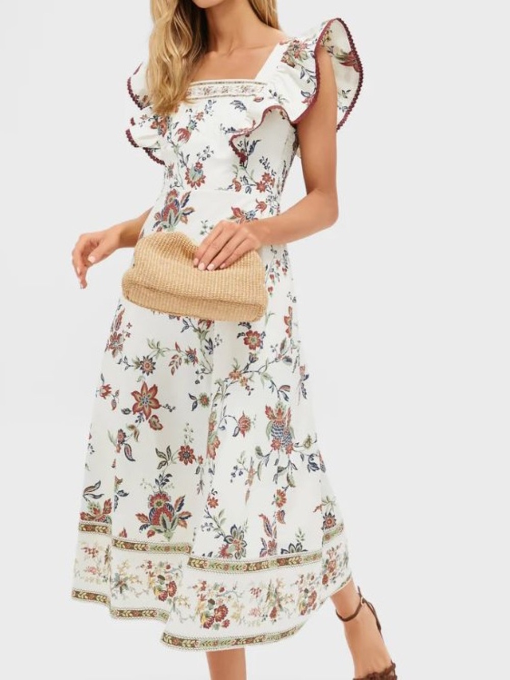 Tuckernuck x Studio McGee Chintz Cotton Dress size S